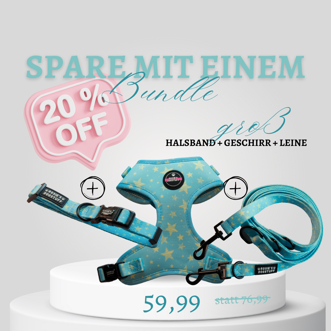 ROSIE'S DOGSTUFF - Bundle groß blau