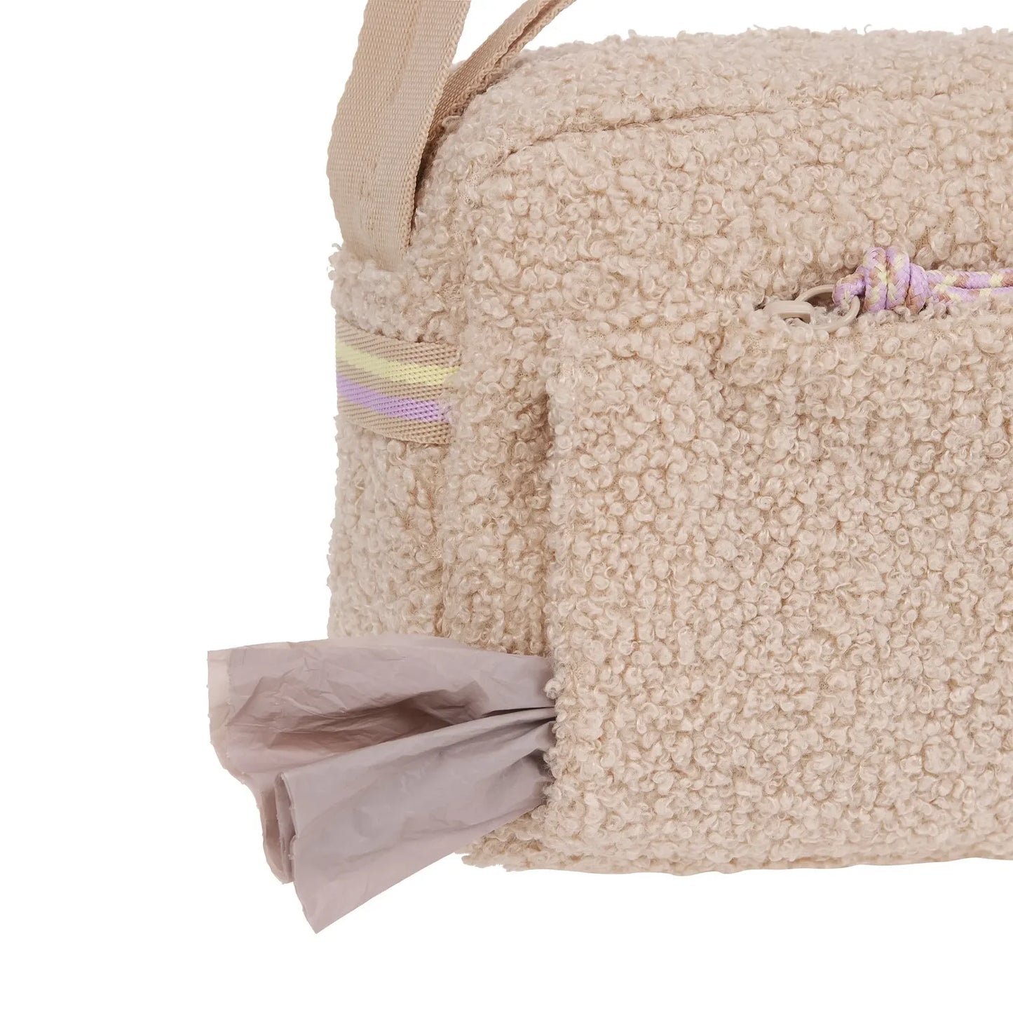 PALOPA - Leckerlibeutel Noka, Teddy-Fleece beige