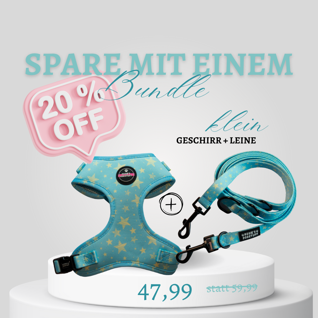 ROSIE'S DOGSTUFF - Bundle klein blau