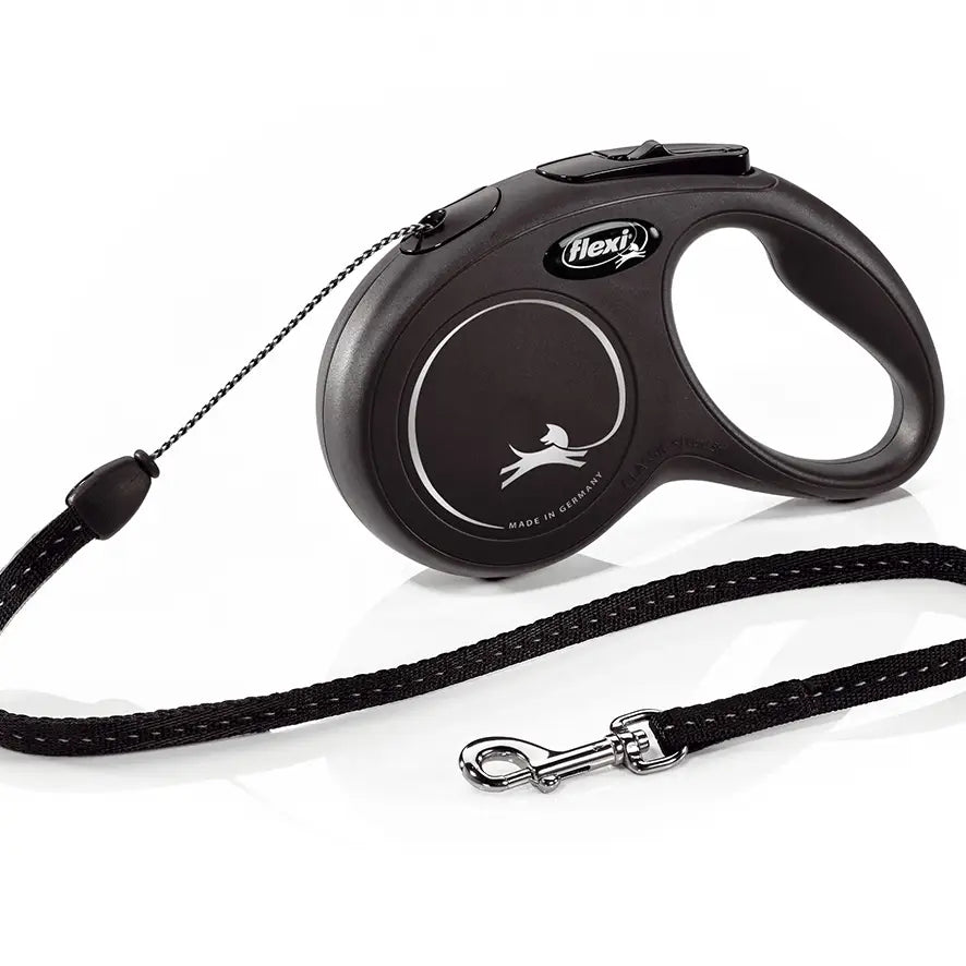 FLEXI - Leine schwarz S