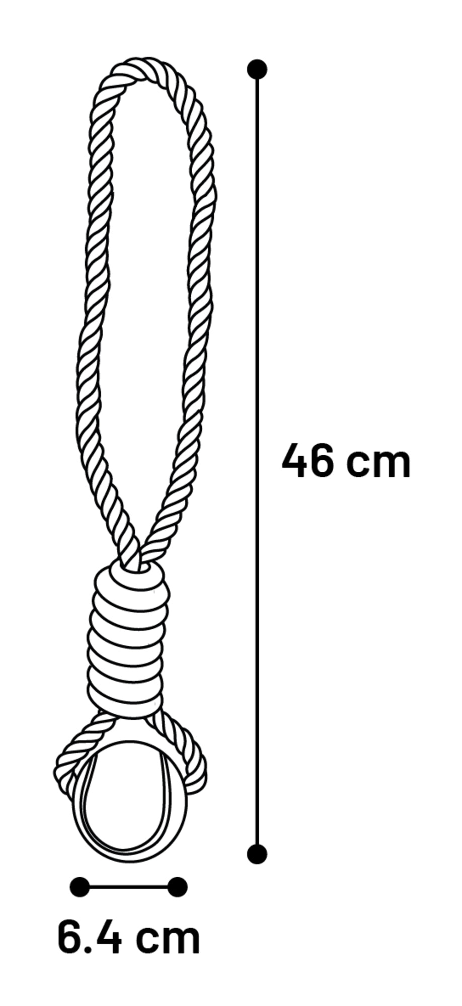 FLAMINGO - Spielzeug Zerrseil Twist