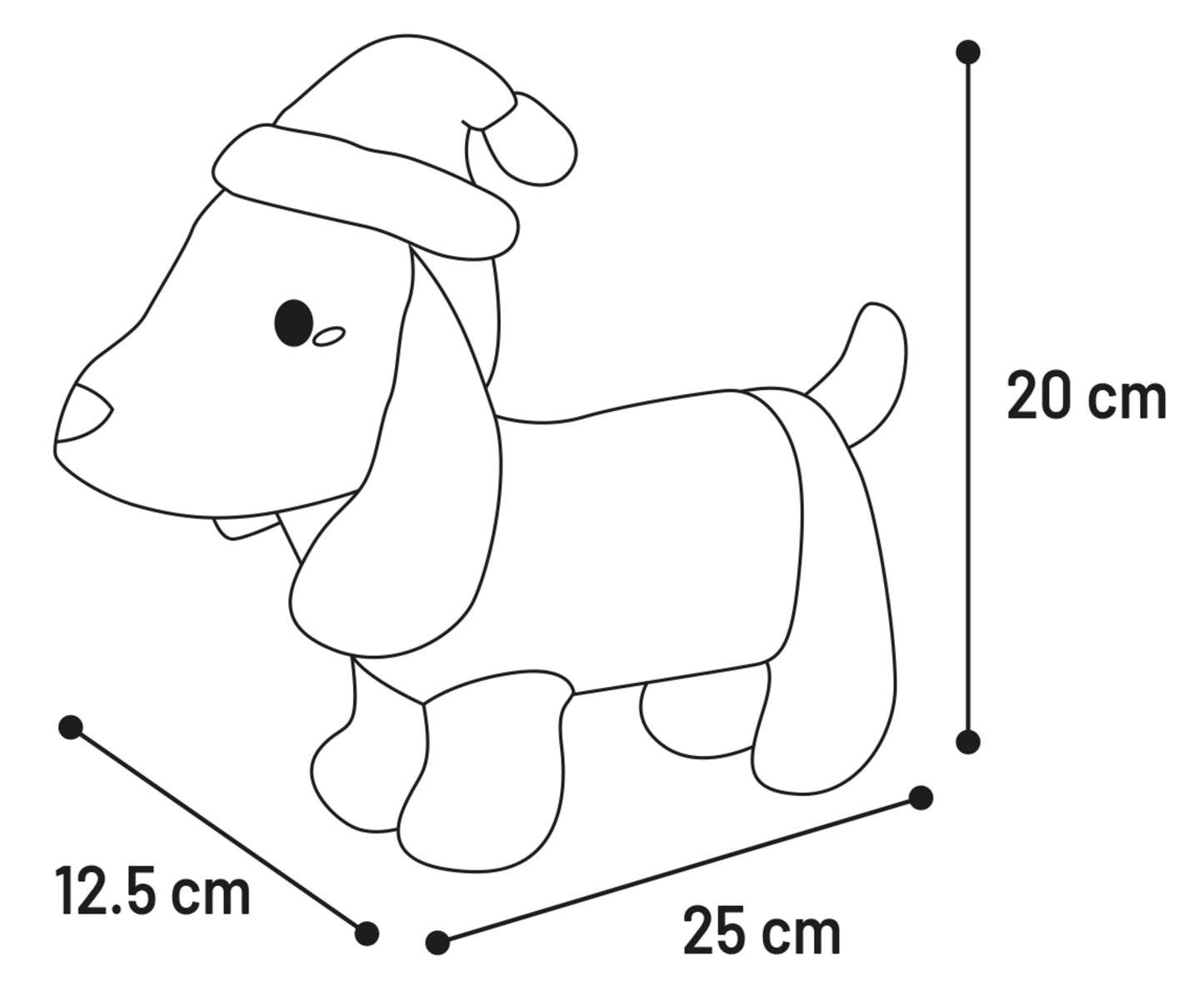 FLAMINGO - Spielzeug Tikko Hund