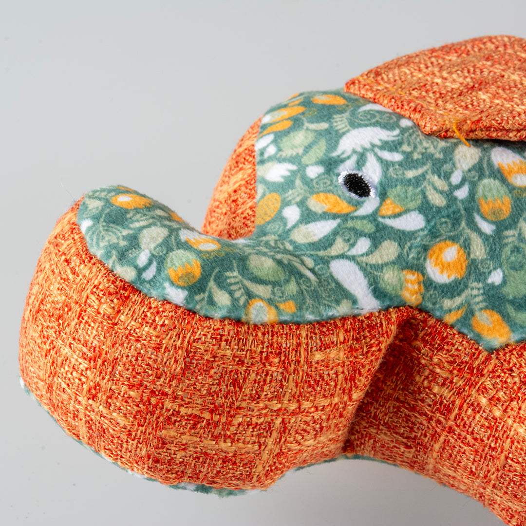 Laroy - Plüsch Elefant retro, orange