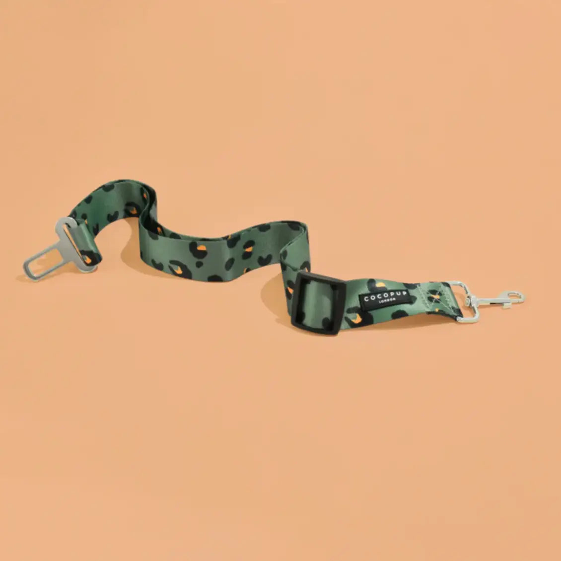 COCOPUP London - Sicherheitsgurt khaki leopard