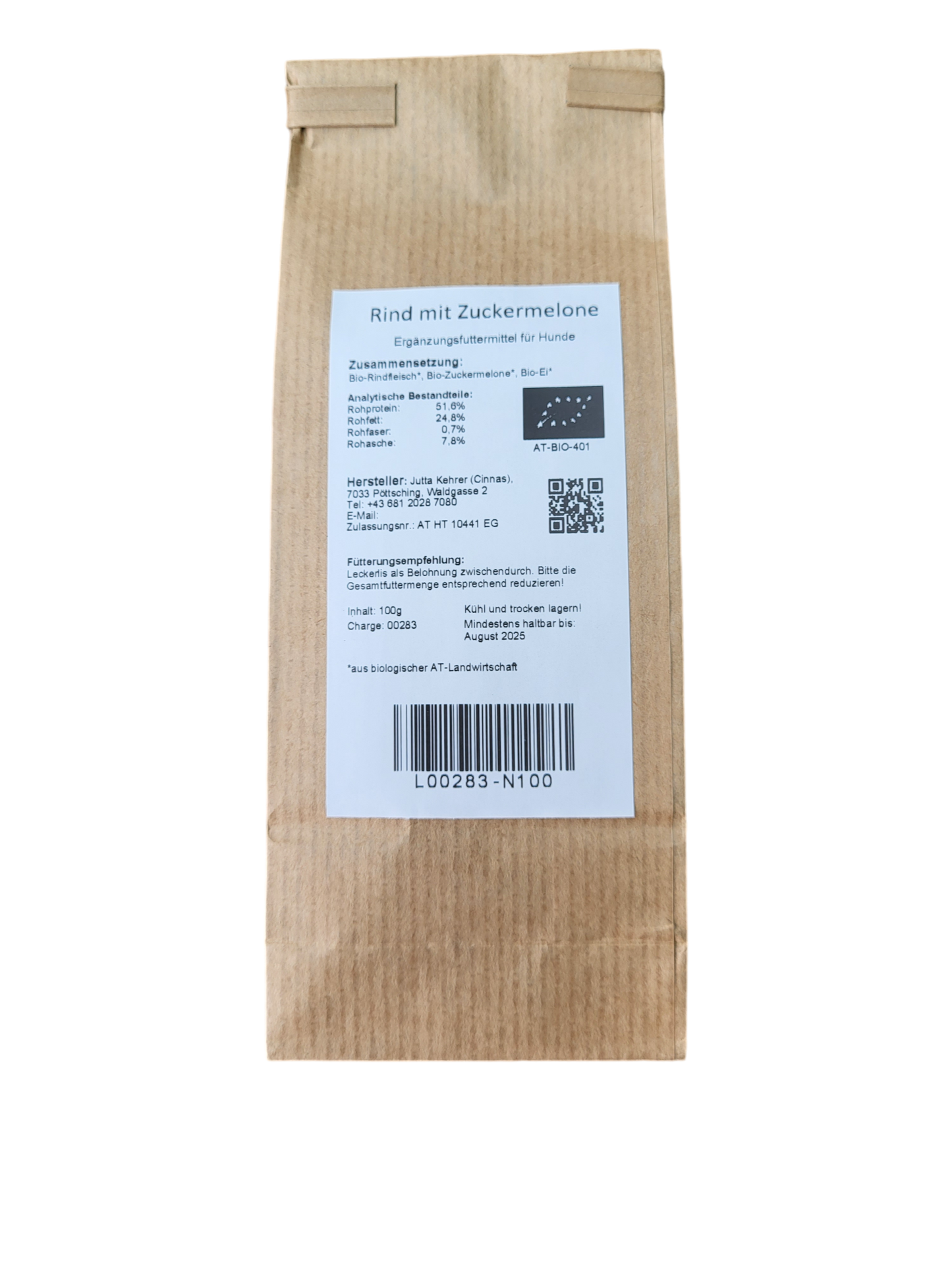 CINNAS - Bio-Rind mit Bio-Obst