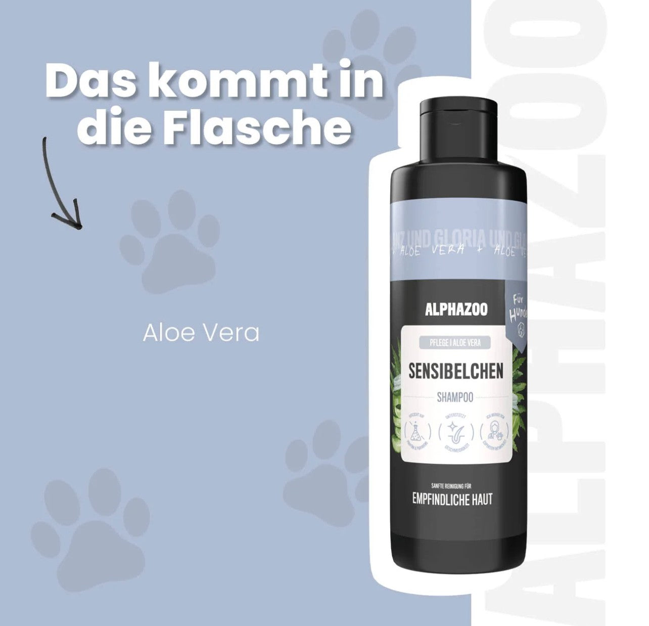 ALPHAZOO - Shampoo "Sensibelchen" mit Aloe Vera