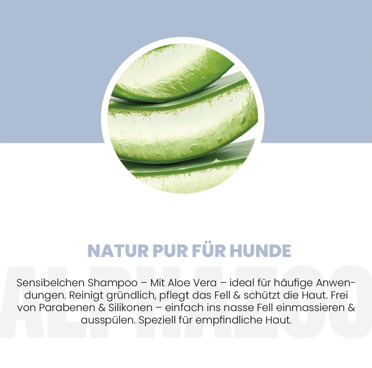 ALPHAZOO - Shampoo "Sensibelchen" mit Aloe Vera