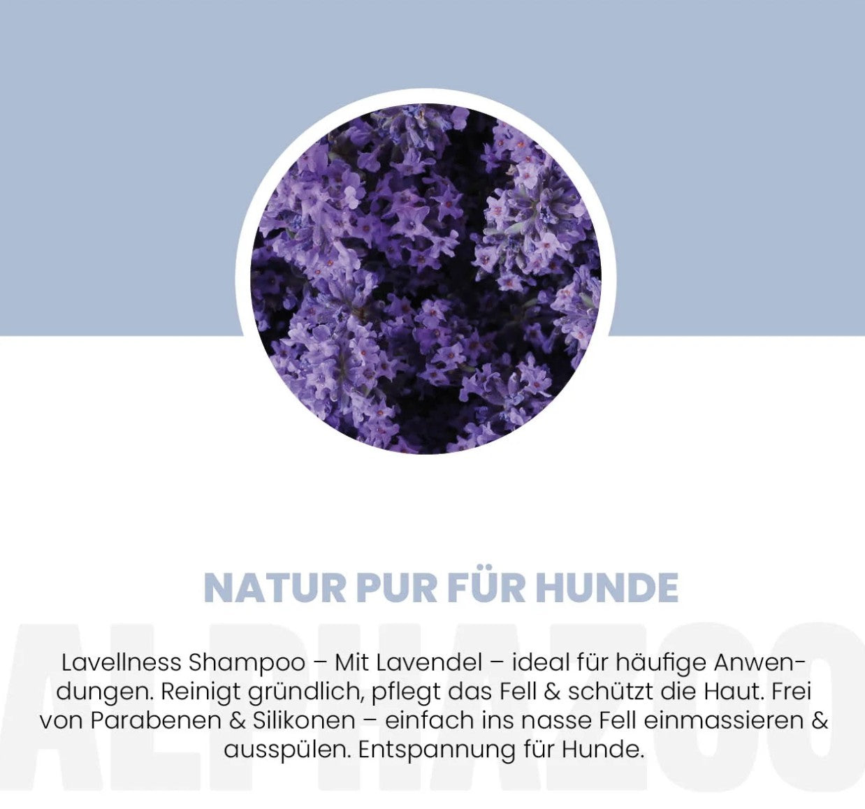 ALPHAZOO - Shampoo "Lavellness" mit Lavendel