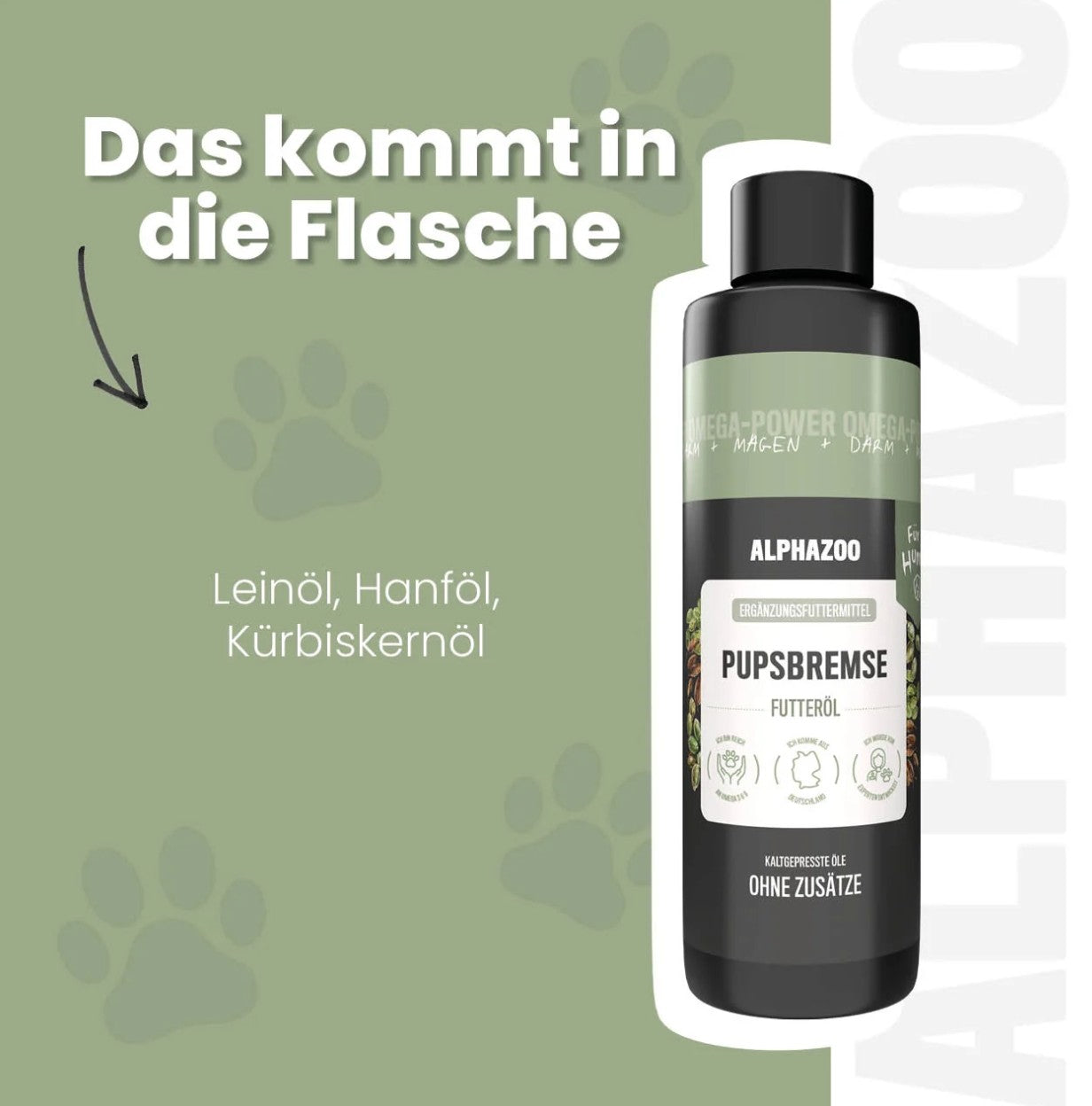 ALPHAZOO - Premium Öl Pupsbremse