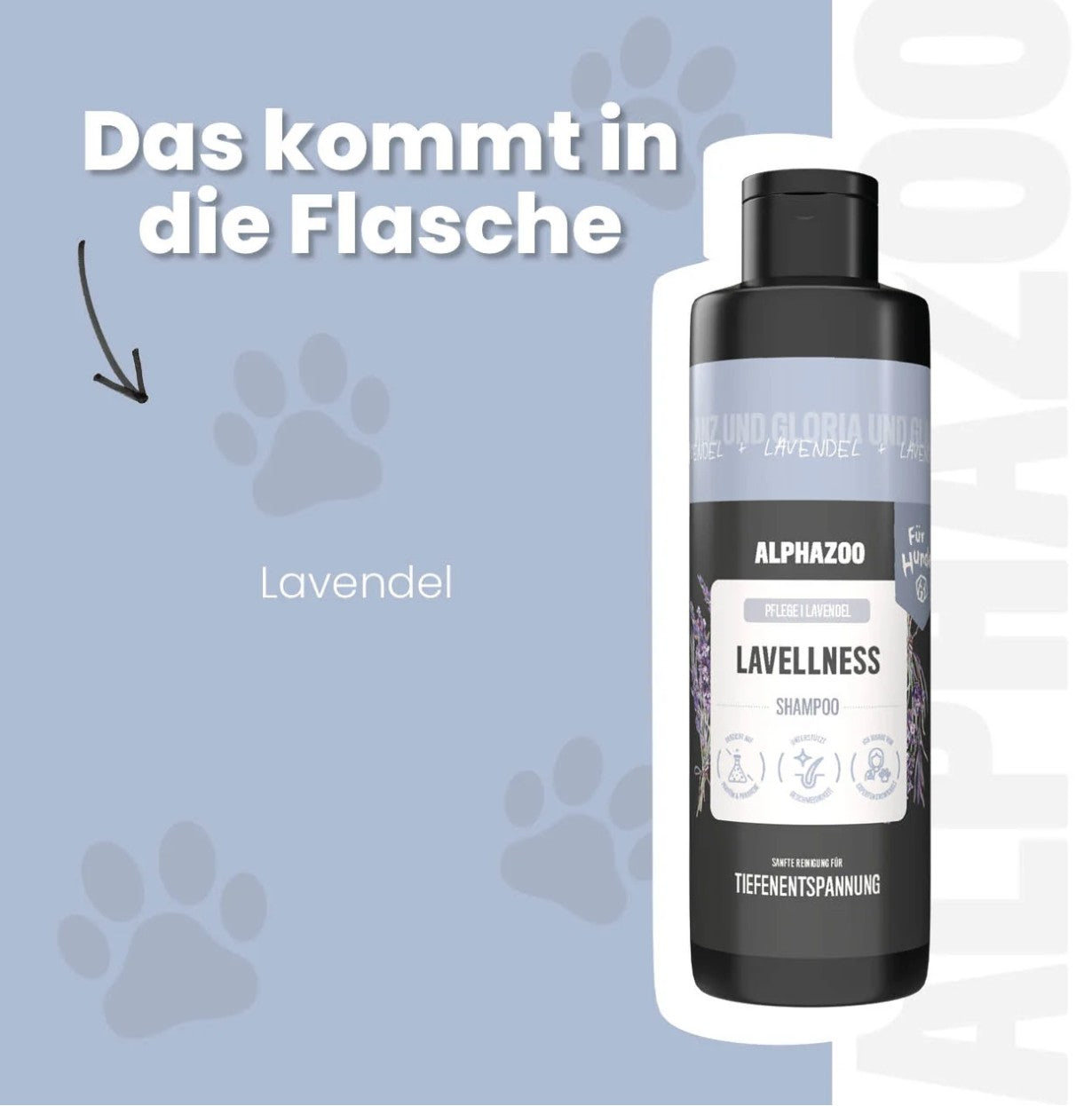 ALPHAZOO - Shampoo "Lavellness" mit Lavendel