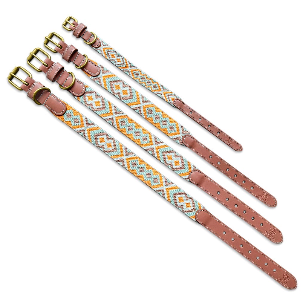 HEY LANA - Halsband Premium, mint/orange