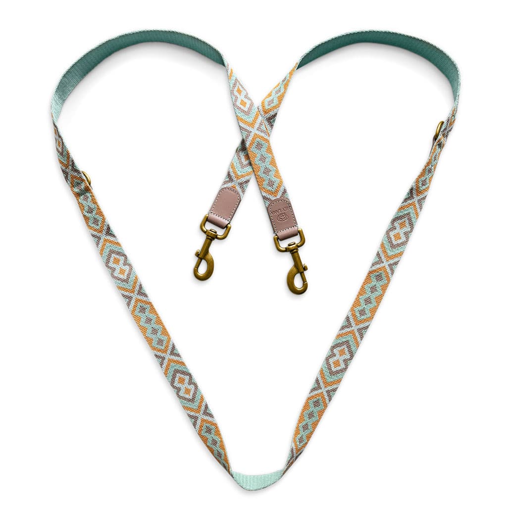 HEY LANA - Leine Premium, mint/orange