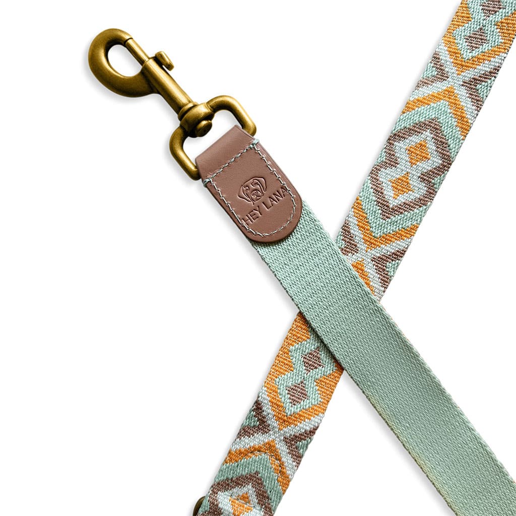 HEY LANA - Leine Premium, mint/orange