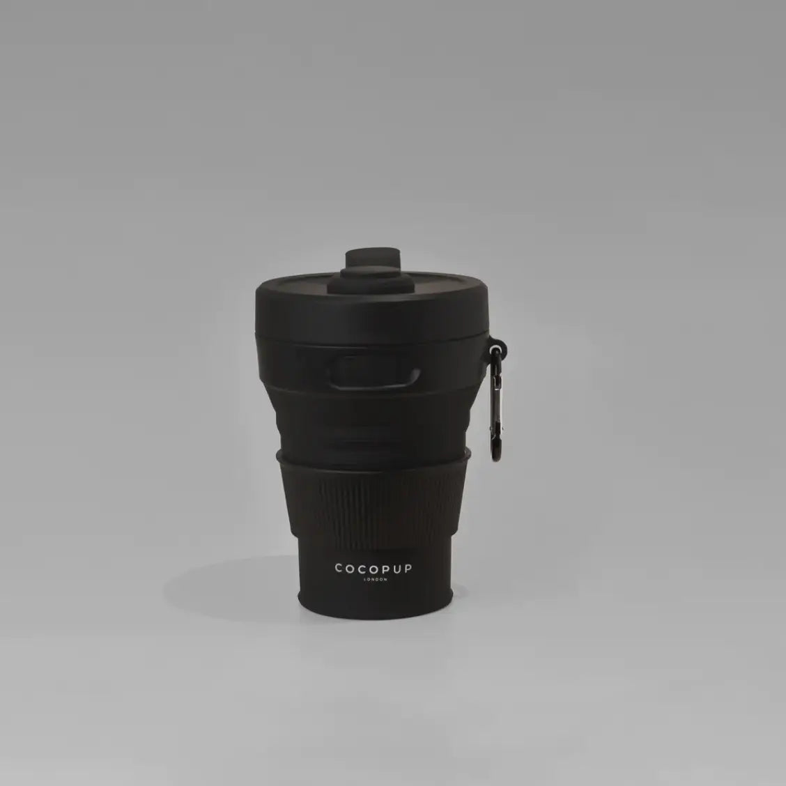 COCOPUP London - Faltbarer Kaffeebecher schwarz