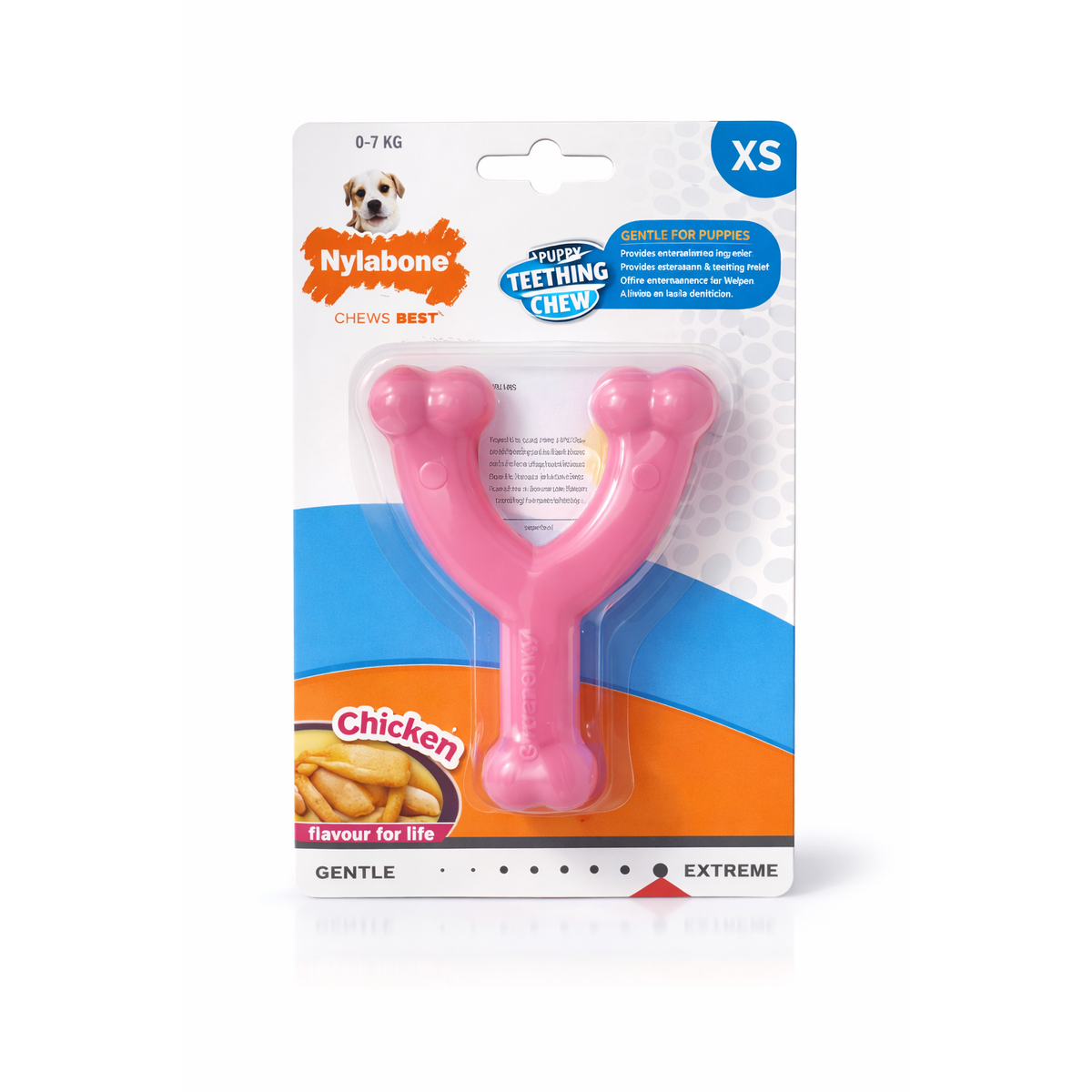 NYLABONE - Puppy Chew Stick, pink