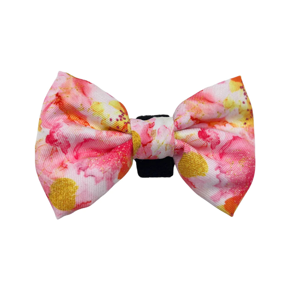 FELLEVER & PAWAYS Bowtie - Pink Lemonade