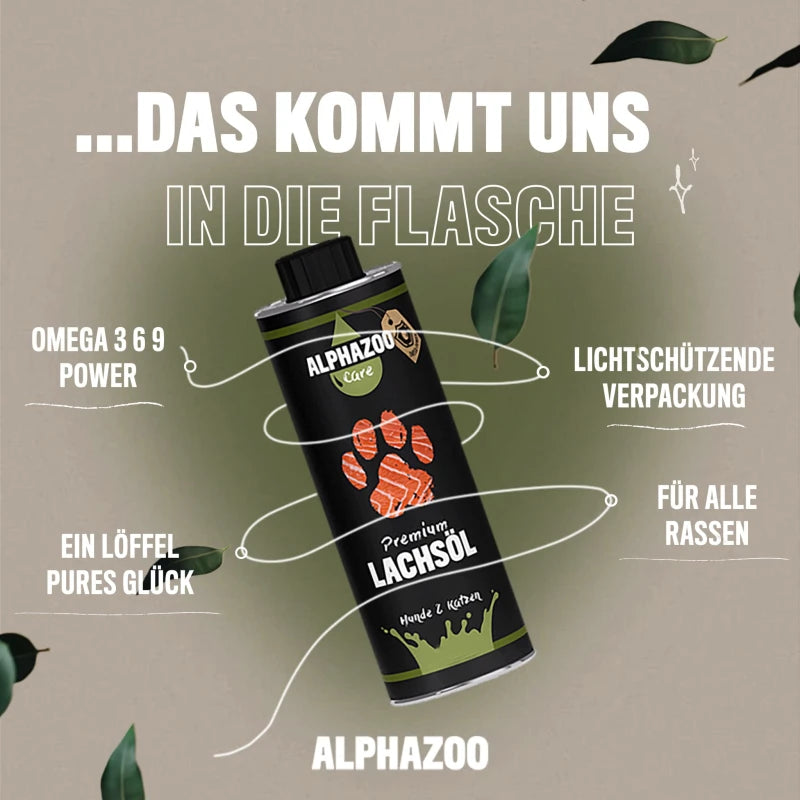 ALPHAZOO - Premium Lachsöl 250ml