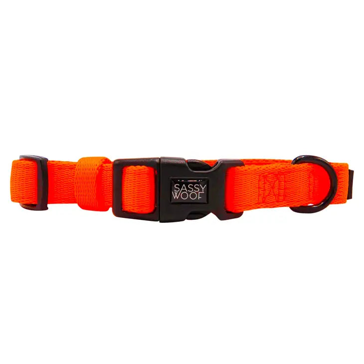 SASSY WOOF Halsband - Neonorange