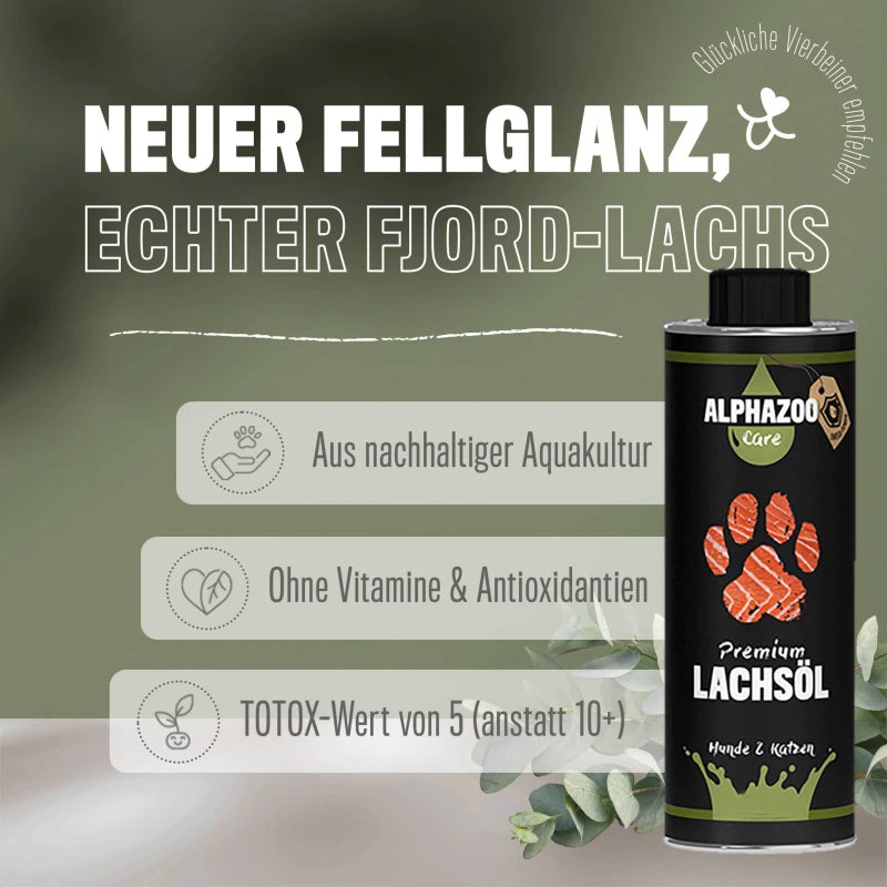 ALPHAZOO - Premium Lachsöl 250ml