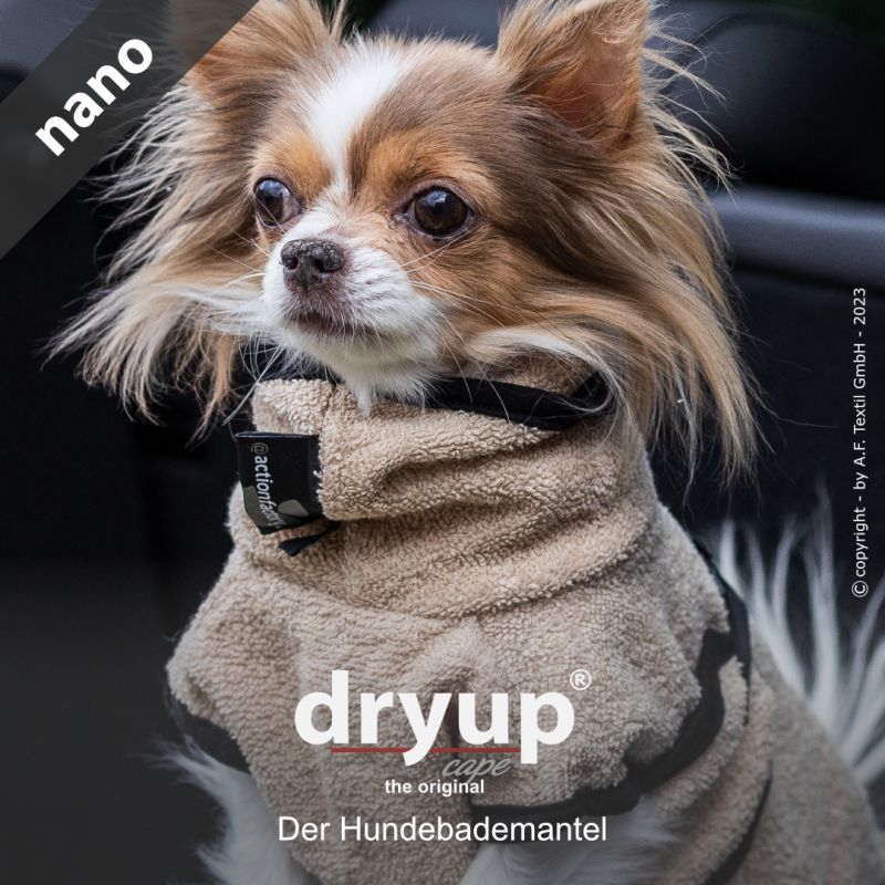 DRYUP CAPE Bademantel - Nano Sand