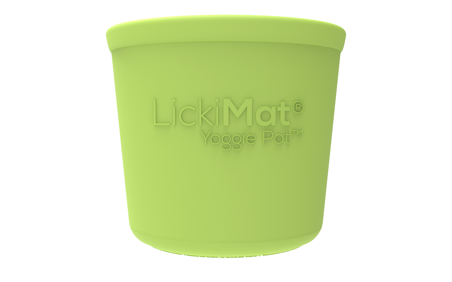 LICKIMAT - Schleckmatte Yoggie Pot TM grün