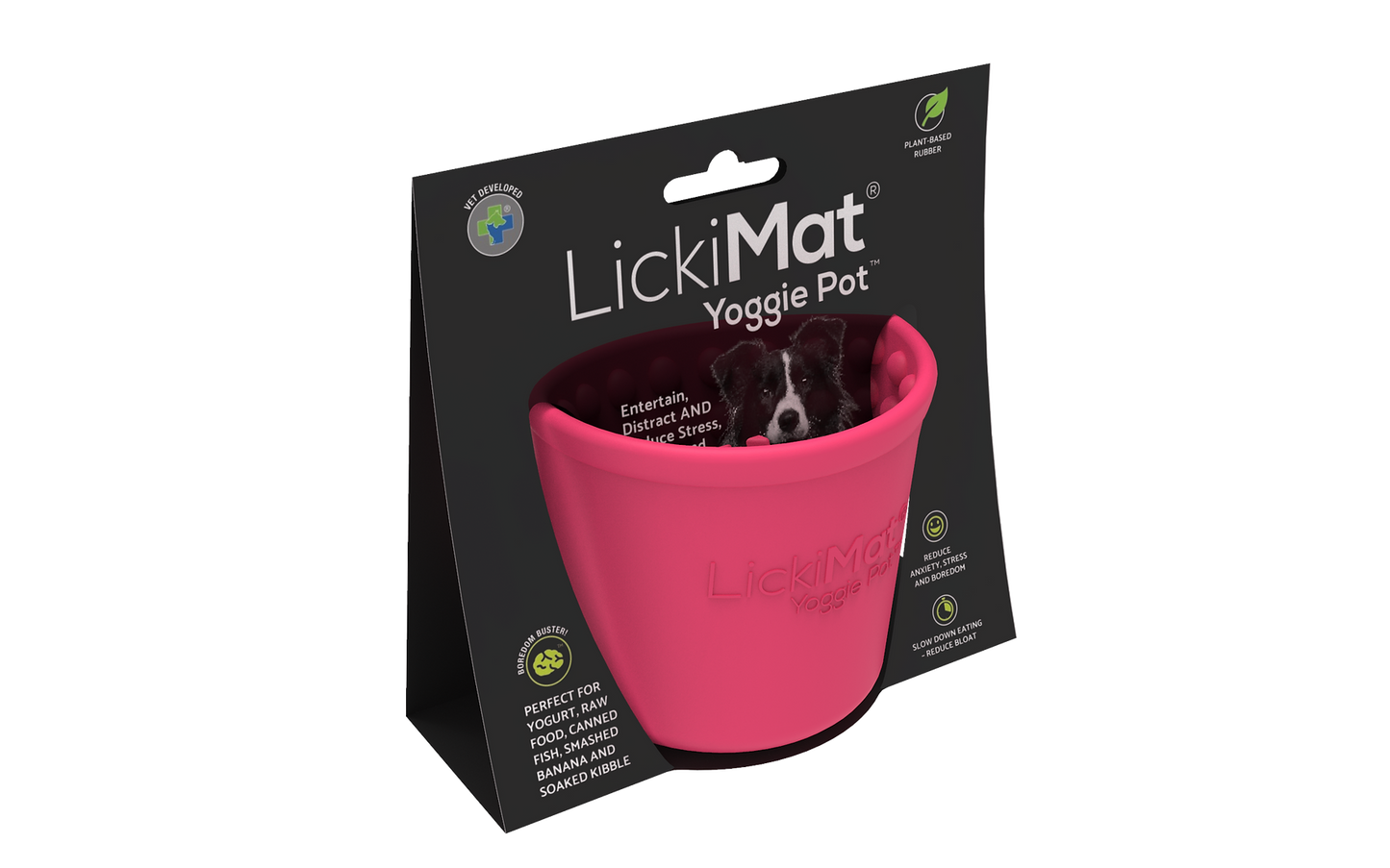 LICKIMAT - Schleckmatte Yoggie Pot TM grün