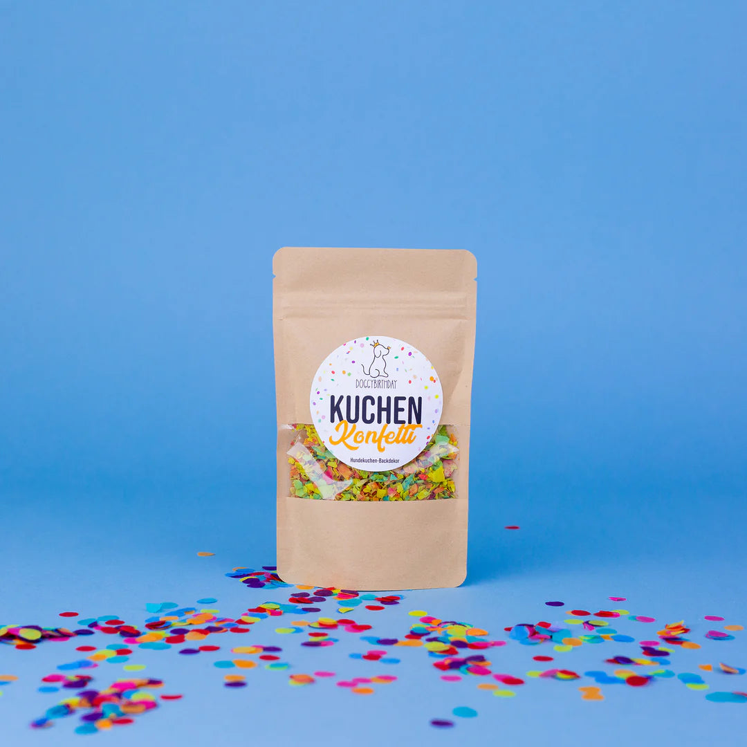 DOGGYBIRTHDAY - Kuchen-Konfetti - Backdekor für Hunde