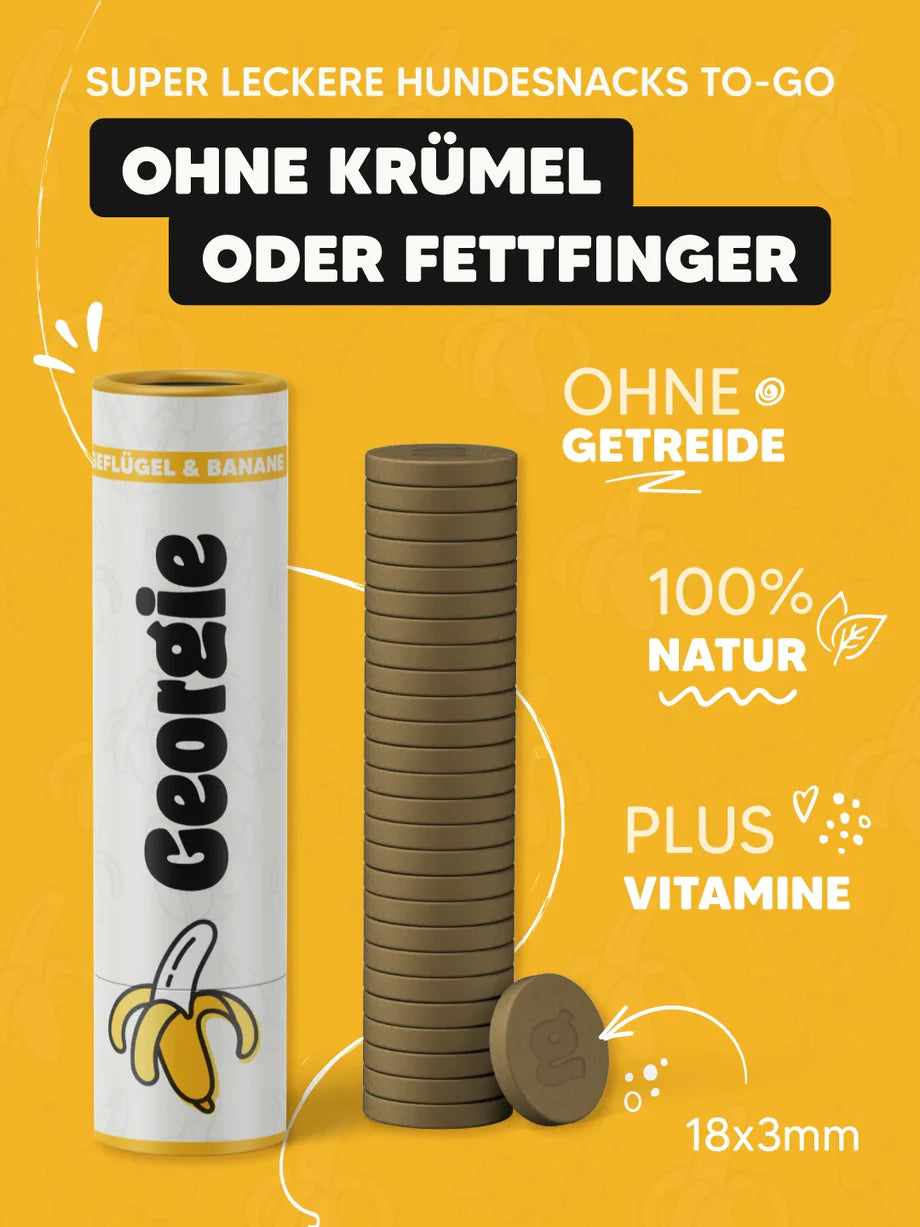 Georgie Hundesnack - Geflügel & Banane
