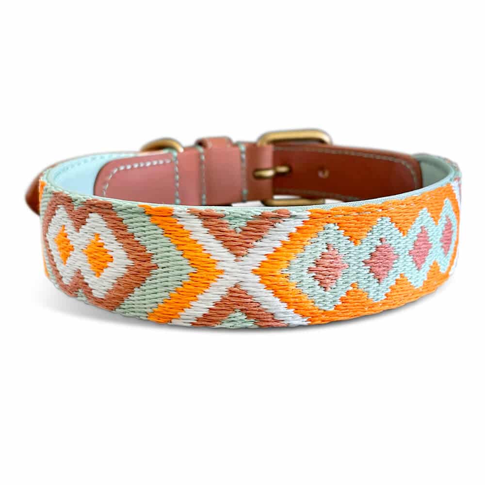 HEY LANA - Halsband Premium, mint/orange