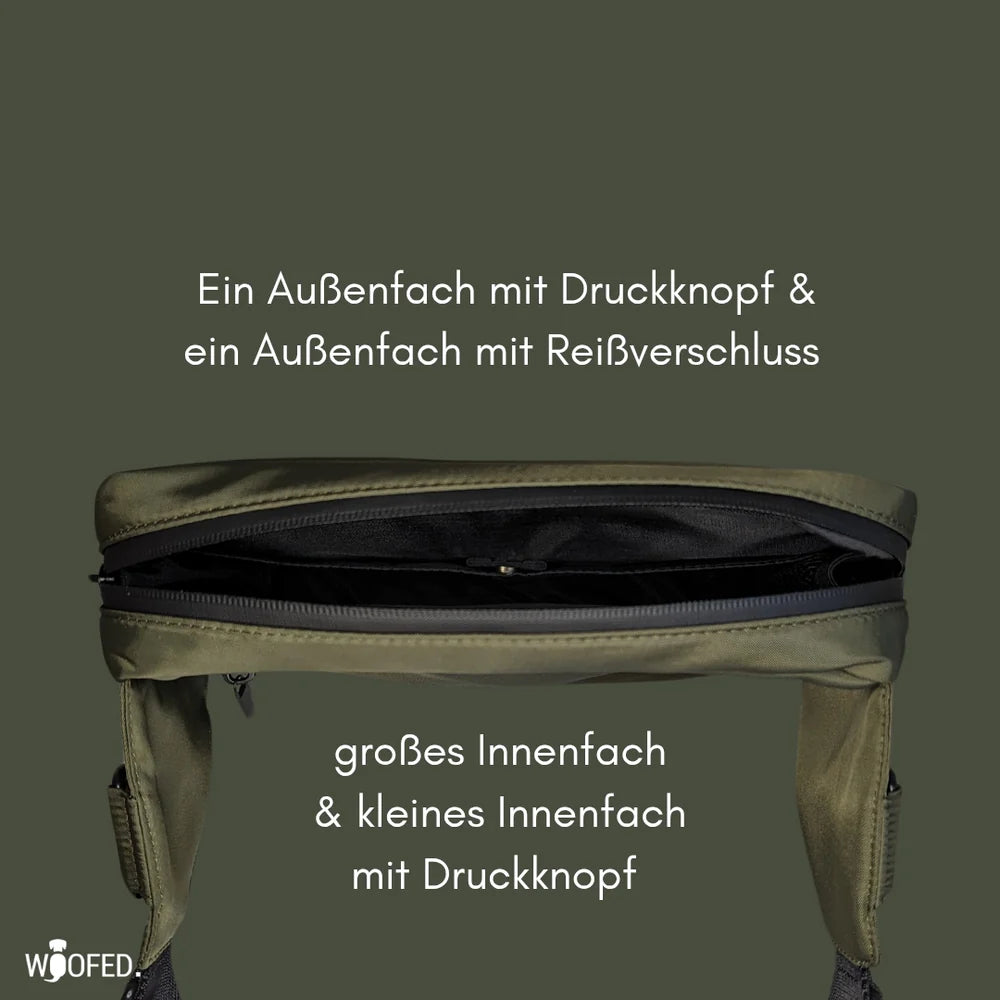 WOOFED - Gassitasche oliv