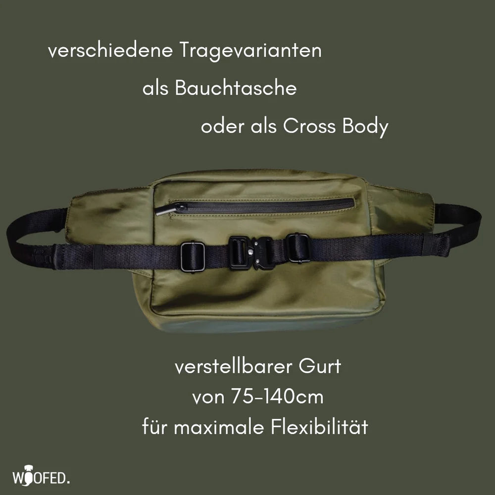 WOOFED - Gassitasche oliv