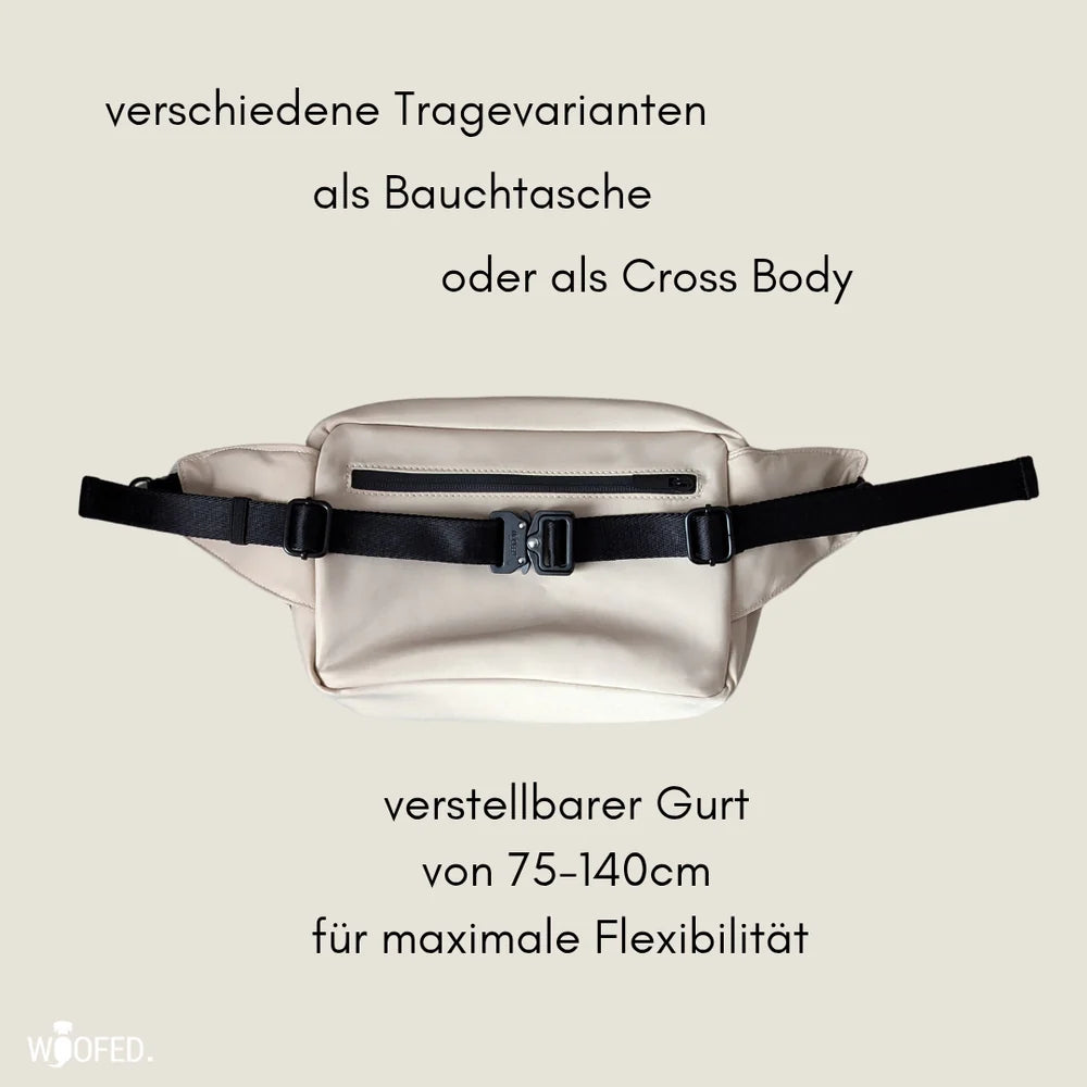 WOOFED - Gassitasche beige