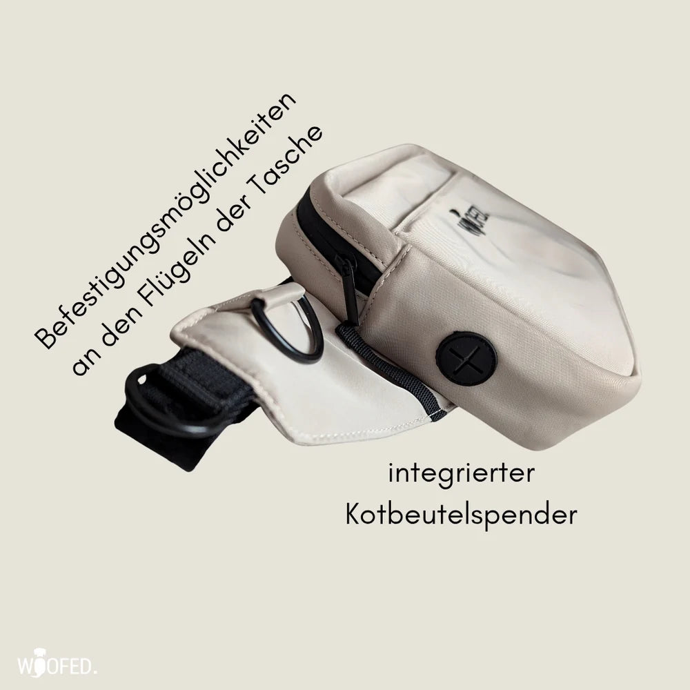 WOOFED - Gassitasche beige