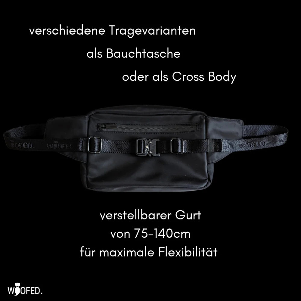 WOOFED - Gassitasche schwarz