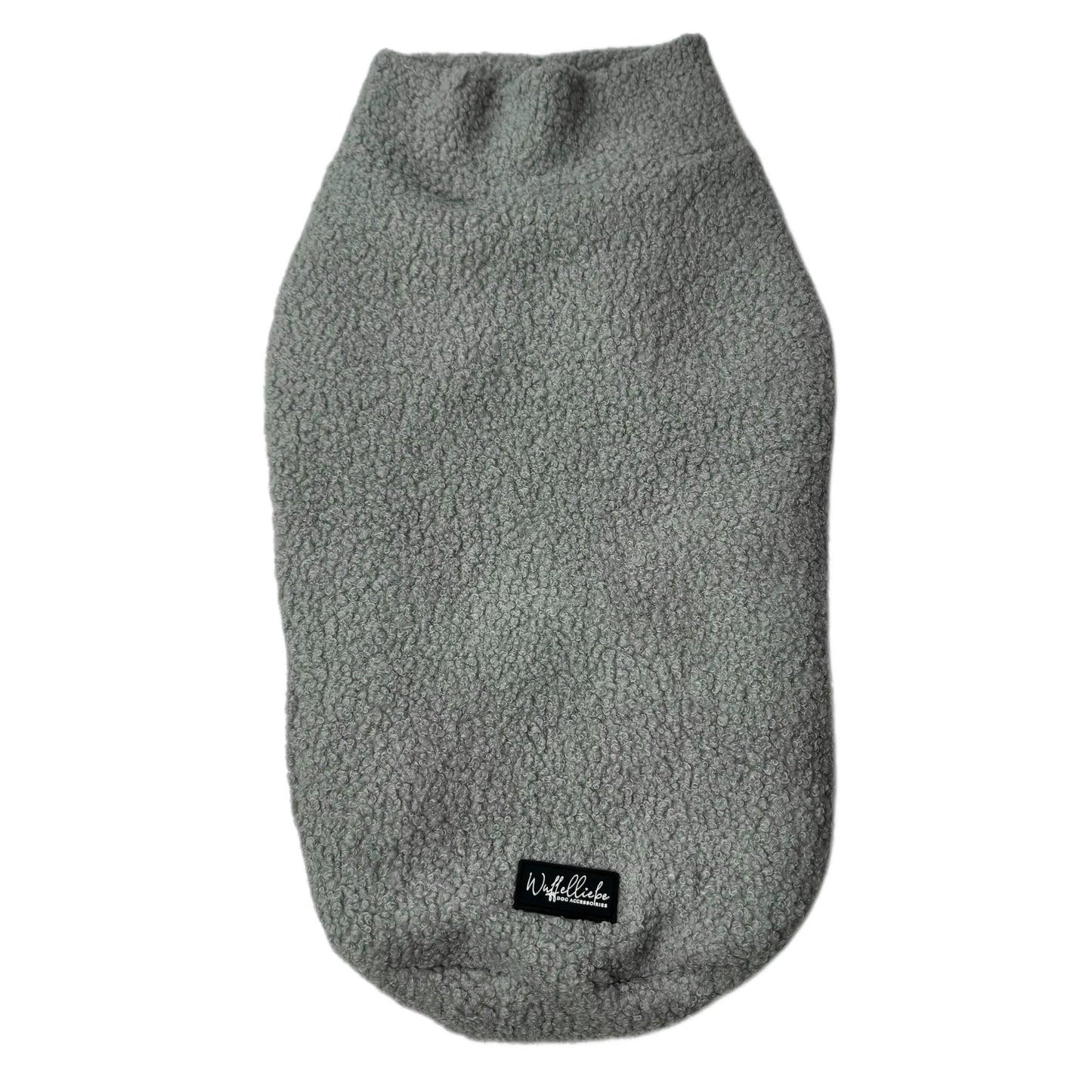 WUFFELLIEBE Hundepullover - grau