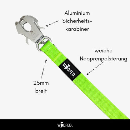 WOOFED - Leine 2,5m grün