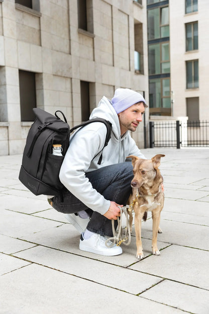 PALOPA - Rucksack Rolltop Yoska, schwarz