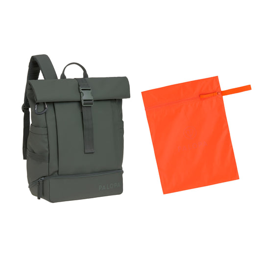 PALOPA - Rucksack Rolltop Yoska, dunkelgrün