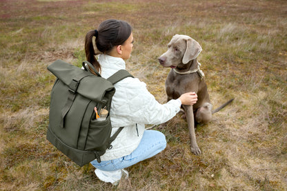 PALOPA - Rucksack Rolltop Yoska, dunkelgrün
