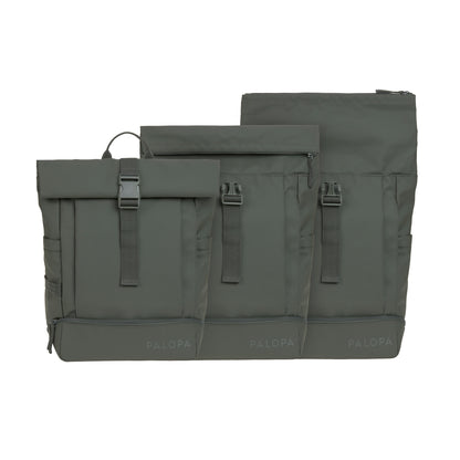 PALOPA - Rucksack Rolltop Yoska, dunkelgrün