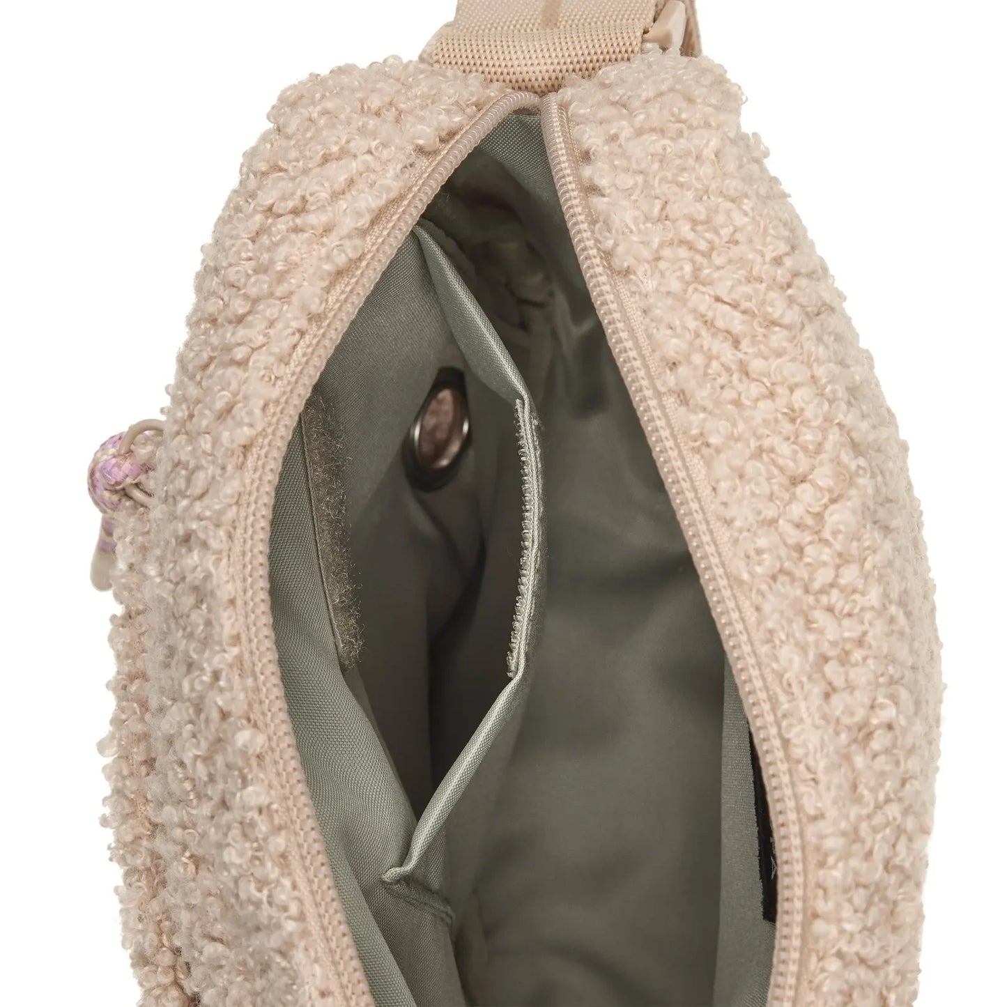 PALOPA - Leckerlibeutel Noka, Teddy-Fleece beige