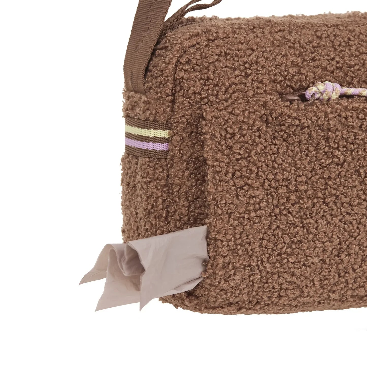 PALOPA - Leckerlibeutel Noka, Teddy-Fleece braun