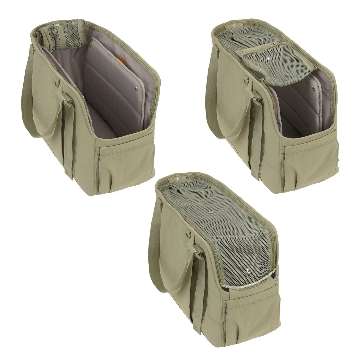 PALOPA - Hundetasche Weda, Crinkled, pale oliv