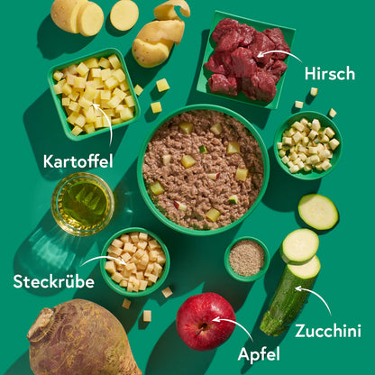 FRED Nassfutter - Hirsch mit Kartoffeln & Steckrüben