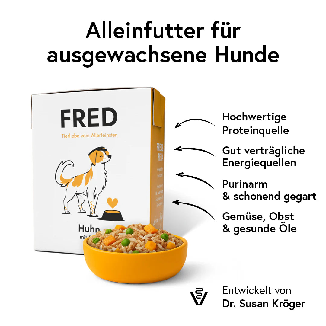 FRED Nassfutter - Huhn mit Reis