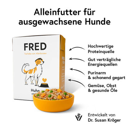 FRED Nassfutter - Huhn mit Reis
