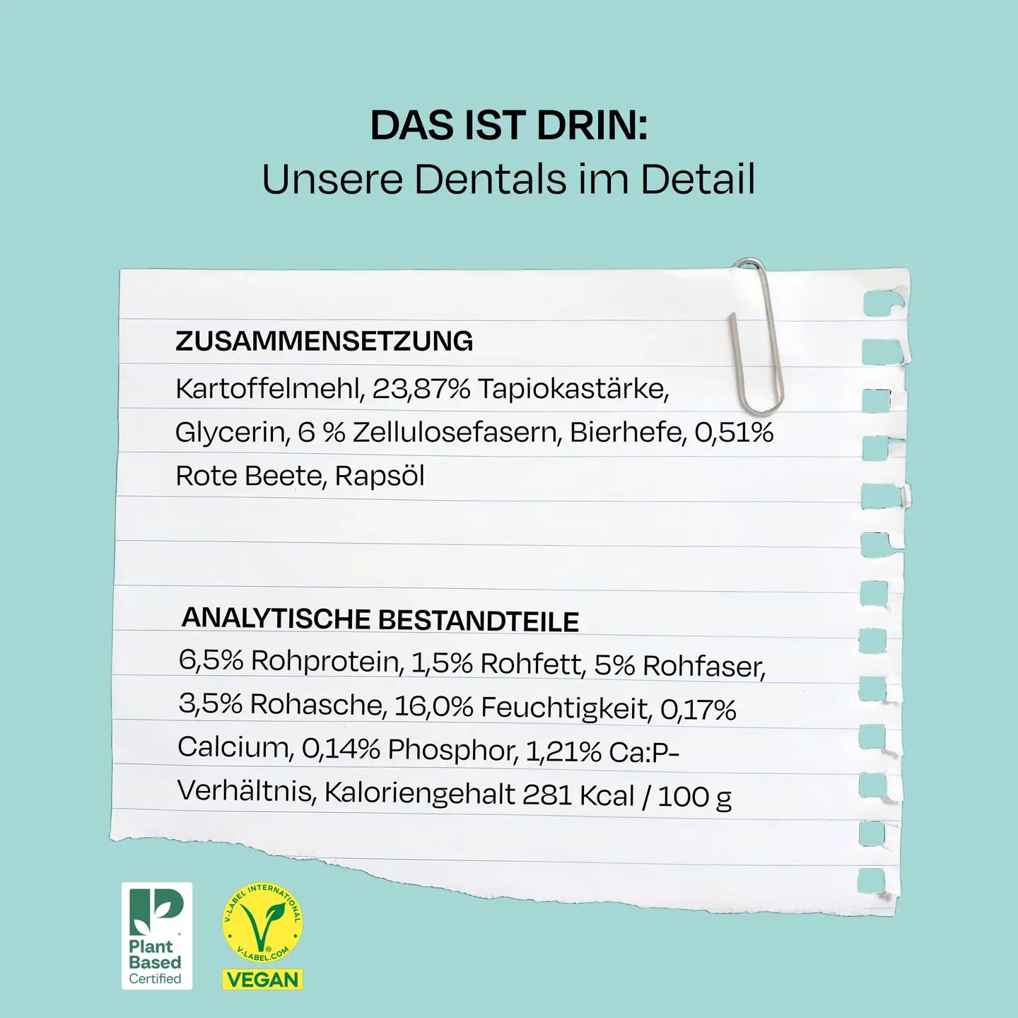 VEGDOG - Dentals 120g