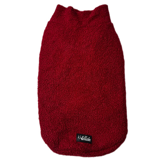 WUFFELLIEBE Hundepullover - rot