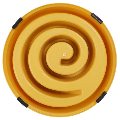 LAROY - Anti-Schling Napf Wirbel, gelb