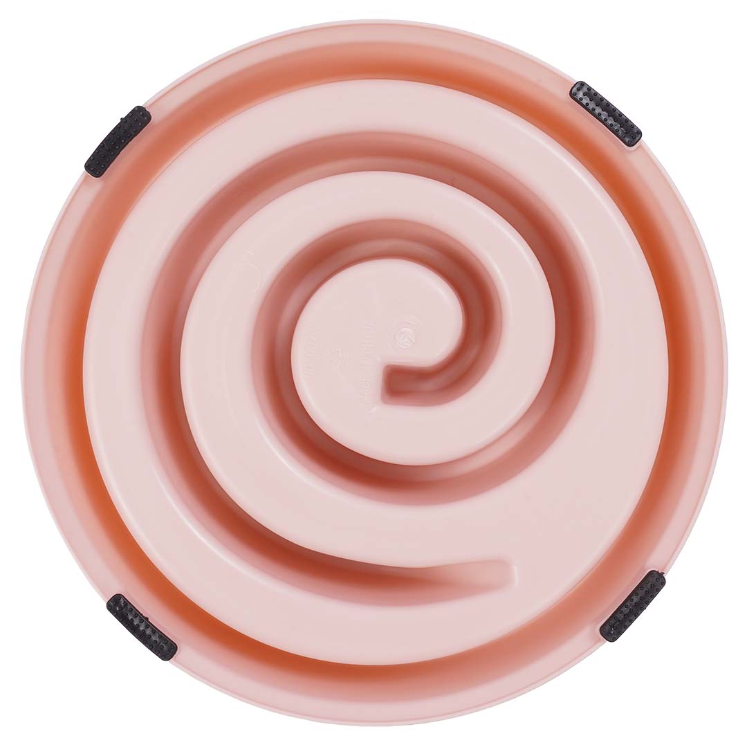 LAROY - Anti-Schling Napf Wirbel, rosa